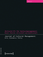 Zeitschrift für Kulturmanagement: Kunst, Politik, Wirtschaft und Gesellschaft: Jg. 1, Heft 2