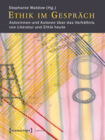 Ethik im Gespräch: Autorinnen und Autoren über das Verhältnis von Literatur und Ethik heute