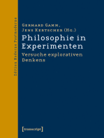 Philosophie in Experimenten: Versuche explorativen Denkens
