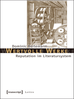 Wertvolle Werke: Reputation im Literatursystem