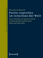 Partei ergreifen im Interesse der Welt: Eine Studie zur politischen Urteilskraft im Denken Hannah Arendts