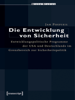 Die Entwicklung von Sicherheit: Entwicklungspolitische Programme der USA und Deutschlands im Grenzbereich zur Sicherheitspolitik