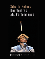 Der Vortrag als Performance