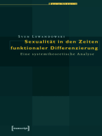 Sexualität in den Zeiten funktionaler Differenzierung: Eine systemtheoretische Analyse