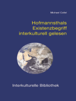 Hofmannsthals Existenzbegriff interkulturell gelesen