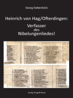 Heinrich von Hag/Ofterdingen:: Verfasser des Nibelungenliedes!