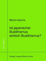 Ist japanischer Buddhismus wirklich Buddhismus?: Transformationen des Buddhismus in Japan