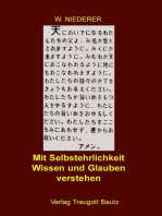 Mit Selbstehrlichkeit Wissen und Glauben verstehen