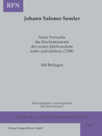 Neue Versuche die Kirchenhistorie der ersten Jahrhunderte mehr aufzuklären (1788): Mit Beilagen