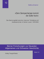 "Dem Sempachersee kommt die Gülle hoch": Das Spannungsfeld zwischen intensiver Tierhaltung und Gewässerschutz im Kanton Luzern 1976-2003)