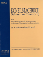 Konzilstagebuch Sebastian Tromp S.J. mit Erläuterungen und Akten aus der Arbeit der Kommission für Glauben und Sitten II. Vatikanisches Konzil