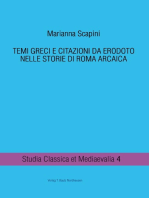 TEMI GRECI E CITAZIONI DA ERODOTO NELLE STORIE DI ROMA ARCAICA