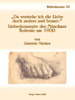 „Da verstehe ich die Liebe doch anders und besser.“: Liebeskonzepte der Münchner Boheme um 1900