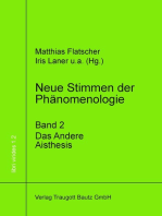 Neue Stimmen der Phänomenologie, Band 2: Das Andere. Aisthesis