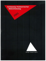 Schleswig-Holsteinischer Bibliothekstag 2003: Bibliotheken als Lernort. Erwerb von Informationskompetenz in Bibliotheken