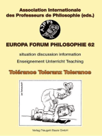 Europa Forum PHILOSOPHIE 62: Toleranz? Ja, aber wie?