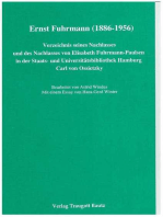 Ernst Fuhrmann (1886-1956): Verzeichnis seines Nachlasses und des Nachlasses von Elisabeth Fuhrmann-Paulsen in der Staats- und Universitätsbibliothek Hamburg Carl von Ossietzky