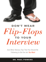 Don't Wear Flip-Flops to Your Interview