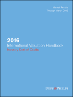 2016 International Valuation Handbook: Industry Cost of Capital