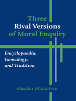 Three Rival Versions of Moral Enquiry