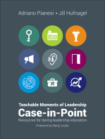 Teachable Moments of Leadership: Case-in-Point resources for daring leadership educators
