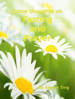 Some Thoughts On Fasting And Prayer