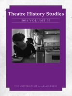 Theatre History Studies 2016, Vol. 35
