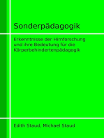 Sonderpädagogik: Erkenntnisse der Hirnforschung und ihre Bedeutung für die Körperbehindertenpädagogik