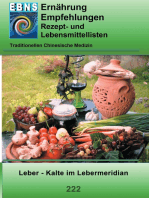 Ernährung - TCM - Leber - Kälte im Lebermeridian