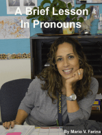 A Brief Lesson In Pronouns