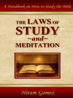 The Laws of Study and Meditation
