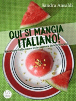 Qui si mangia italiano! Recettes italiennes méconnues des Français