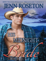 His Midnight Bride (BBW Western Romance – Millionaire Cowboys 6)