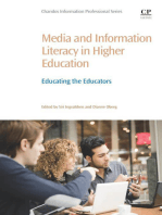 Media and Information Literacy in Higher Education: Educating the Educators