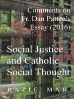 Comments on Fr. Dan Pattee’s Essay (2016) Social Justice and Catholic Social Thought