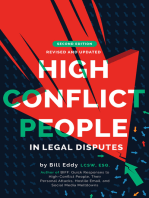 High Conflict People in Legal Disputes