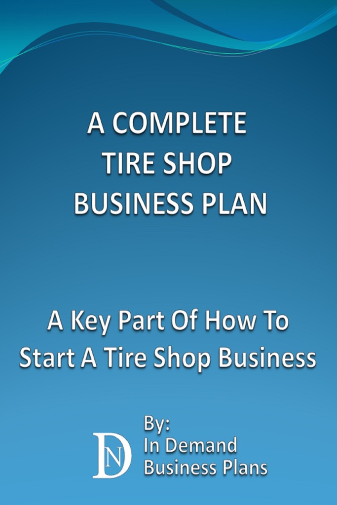 business plan template for tire shop