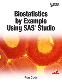 Biostatistics By Example Using Sas Studio By Ron Cody Book Read Online - 