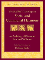 The Buddha's Teachings on Social and Communal Harmony: An Anthology of Discourses from the Pali Canon