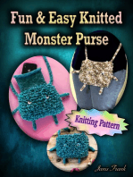 Fun and Easy Knitted Monster Purse