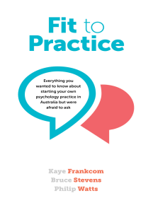 Read Fit To Practice Online By Kaye Frankcom Bruce Stevens And Philip Watts Books