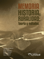 Memoria, historia y ruralidad: Teoría y métodos