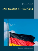 Des Deutschen Vaterland: Gereimtes und Ungereimtes