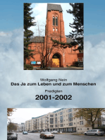 Das Ja zum Leben und zum Menschen, Band 5: Predigten 2001-2002