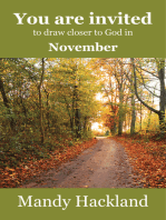 You Are Invited to Draw Closer to God in November