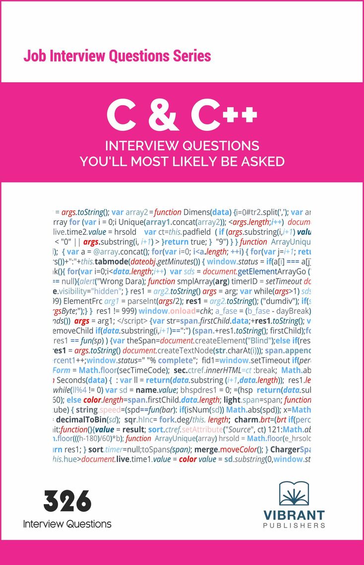 C & C++ Interview Questions You'll Most Likely Be Asked by ...