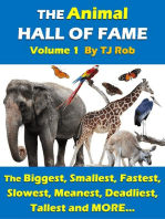 The Animal Hall of Fame - Volume 1: Animal Feats and Records