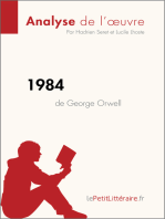 1984 de George Orwell (Analyse de l'oeuvre): Analyse complète et résumé détaillé de l'oeuvre