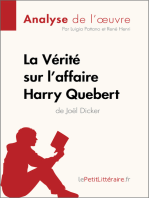 La Vérité sur l'affaire Harry Quebert (Analyse de l'oeuvre)