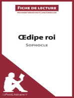 Oedipe roi de Sophocle (Fiche de lecture)